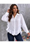 White flounced shirt - 2