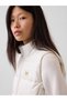 V-Frch Logo Lw Puffer Vest Women's White Vest 910105004 - 4