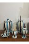 Naomi Collection Striped 5 Piece Bathroom Set Handmade - 2