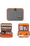 Travel Essentials Electronic Organizer, Travel Organizer | Double Layer Electronics Gadget Organizer