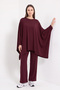 Asymmetrical Cut Suit 202706 - Bordo