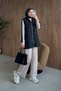 Quilted 3-Piece Set Black