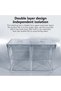 Fish Breeding Isolation Box - Transparent Double Layer Floating Aquarium Hatchery with Hooks, 2 Suct - 5