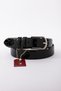 Black Stone Crocodile Pattern Leather Belt 3.5 cm - 2