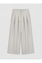 Wideleg Pleated Girls' Gabardine Pants