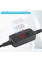 كابل محول USB C إلى DC PD بطول 3.6 قدم مع 10 رؤوس توصيل، كابل طاقة من النوع C إلى DC قابل لضبط الإخراج - 3