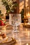 Crystal Cut 6 Pieces Coffee Water Glass / Liquor Glass