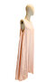 Women's Natural Linen Sleeveless Dress & Silk Blend Tassel Detailed Long Kimono Jacket Set - 2