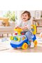 Kids Ride-On Push Car with Steering Wheel, Music & Light Effects, Under-Seat Storage & Backrest – Foot-to-Floor Toddler Sliding Vehicle Toy for Indoor & Outdoor Play - 4