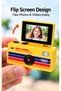 Mini Flip Digital Camera with Flip Screen, HD Photo & Video Camera, Portable Keychain Camera, Rechargeable Compact Camera with Memory Card Support for Kids, Travel & Everyday Photography - 2