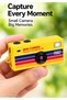 Mini Flip Digital Camera with Flip Screen, HD Photo & Video Camera, Portable Keychain Camera, Rechargeable Compact Camera with Memory Card Support for Kids, Travel & Everyday Photography - 3