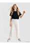 Bowknot Printed Wide Leg Girls' Sweatpants - 2