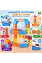 Magnetic Levitation High-Speed Train Track Building Set for Kids, DIY Magnetic Railway Construction Toy with Powered Train, Vertical Wall & Upside-Down Track Play, STEM Building Toy for Ages 6+ - 2