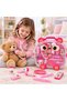 Kids Doctor Medical Kit 27-Piece Pretend Play Set with Carry Case, Stethoscope, Syringe, Thermometer & Medical Accessories, Educational Role Play Doctor Toy for Boys & Girls Ages 3+ - 7