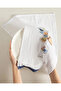 Brunch Muslin Drying Cloth - White/Navy Blue