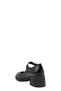 Black Patent Leather High Sole Banded Women's Loafers (053 2606670) - 3