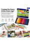 Professional Colored Pencils for Coloring, Drawing, Sketching, Premium Art Set, Metal Box 48 colors - 4