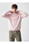 Özmarka New Season Pink Crew Neck Men's Sweater