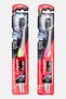 2Pcs Medium 360 Black Charcoal Toothbrush