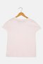 Kids Girl Short Sleeve Graphic Print T-Shirt, Pink - 3