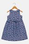 Kids Girl Allover Print Dress, Multicolor - 3