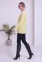 Women's Cardigan V-Neck Hair Knit Patterned Buttoned Knitwear Stone, Burgundy, Gray, Camel, Yellow, Bitter Coffee - 4