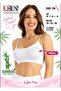 Underwear Passage with Rope Straps and Skin Pads, Removable Bamboo Bustier Qen 708