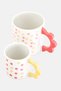 2 Pcs Mom And Baby Daisy Mug, Multicolor - 2