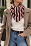 Striped Triangle Shawl 145X55Cm - 2