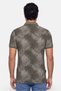 Men Regular Fit Allover Print Short Sleeve Polo Shirt, Multicolor - 4