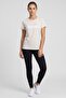 Women Sportswear Fit Short Sleeve Training T-Shirt, Beige - 2