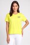 Women Sportswear Fit Short Sleeve Running T-Shirt, Yellow