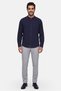 Men Regular Fit Long Sleeve Plain Casual Shirt, Navy - 2