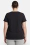 Women Sportswear Fit Short Sleeve Training T-Shirt, Black - 2
