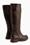 Rosalia Brown Zippered Women's Boots - 7