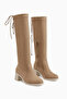 Toni Mink Suede Stretch Women's Boots - 3