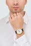 Men ES8922G1RSO Leather Analog Watch 42 mm, Brown - 2
