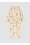 Printed Baby Girl Cardigan and Booties Pants Set (W6) - 2