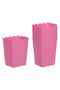 Fuchsia Snack Boxes 8x8x12cm - 10pcs