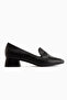 Malvina Black Short Heeled Women's Shoes - 2
