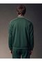 Vizyon New Season Green Stand Collar Men's Zippered Sweatshirt - 5