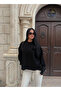 Black Fisherman's Sweater with Side Slits