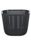 Gray Plastic Storage Basket Chain Pattern with Handles 38L - 2