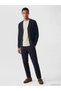 Vizyon New Season Navy Blue Regular Fit V-Neck Men's Knitwear Cardigan - 3