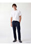 Ozmarka New Season Navy Blue Standard Fit Men's Pajama Bottoms - 2
