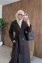 Rain Long Trench Coat Brown - 2