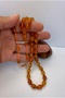 7/11 mm Systematic Set of Signed Barley Model Fire Amber Prayer Beads - 2