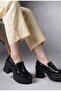 Valen Thick Sole Heeled Women's Loafer - 7