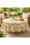 Round Plastic Tablecloth Ecru Ø180cm - 2