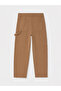 Özmarka New Season Beige Regular Fit Canvas Men's Trousers - 6